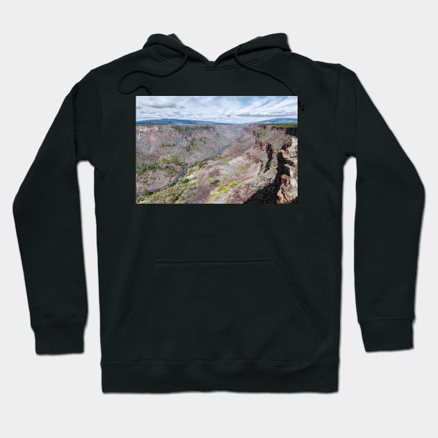 Chawalauna Overlook in Wild Rivers Recreation New Mexico Hoodie by Debra Martz